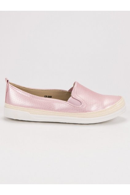 Ružové tenisky slip on CnB
