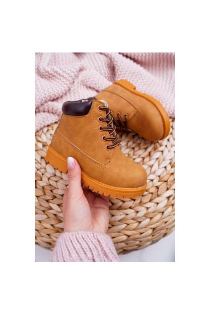 modne workery pre deti v kaki farbe (1)