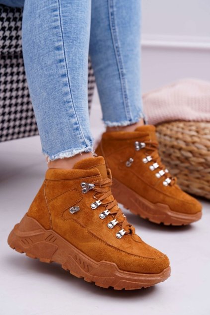 Dámska športová obuv ťavia Unreal B0014-SP CAMEL