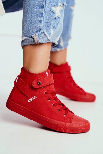 Dámske tenisky B. Star červené NJSK FF274580 RED