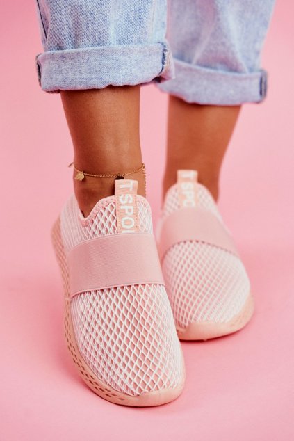 Dámska športová obuv Slip-on Ružové La Fiesta