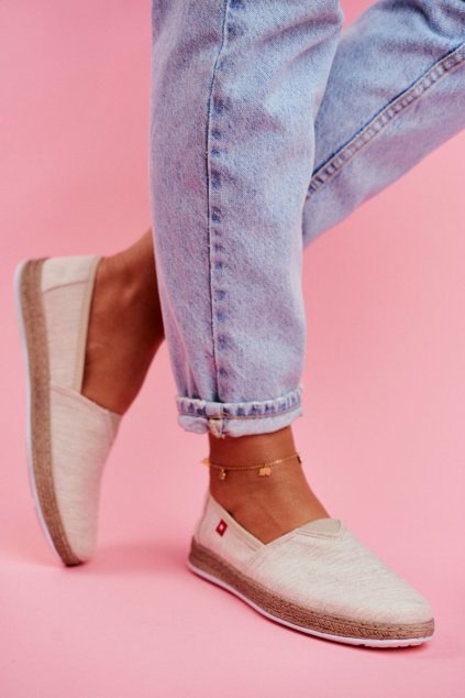 Dámske Espadrilky B. Star Slip-on Béžové NJSK FF276026