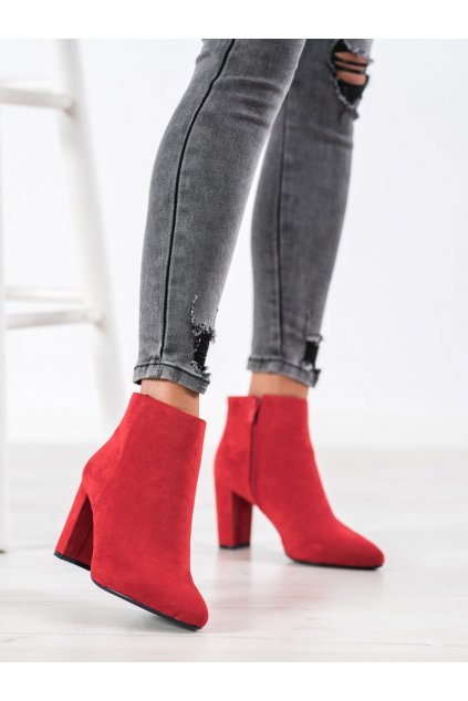 Červené dámske topánky Sergio leone kod BT548R