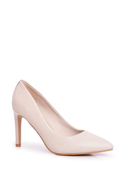 Dámske lodičky farba hnedá NJSK 20-20110 BEIGE