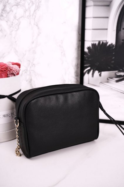 Dámska listová kabelka čierna kód kabelky BAG0202-020