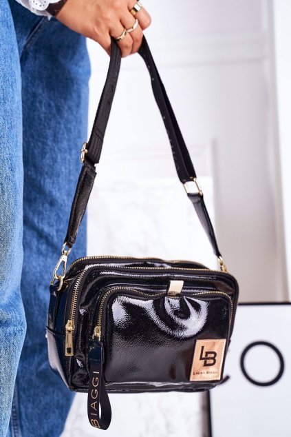 Dámska listová kabelka čierna kód kabelky JS-192 BLACK