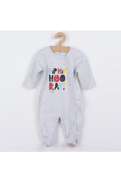 Dojčenský overal Koala Hip-Hip sivý
