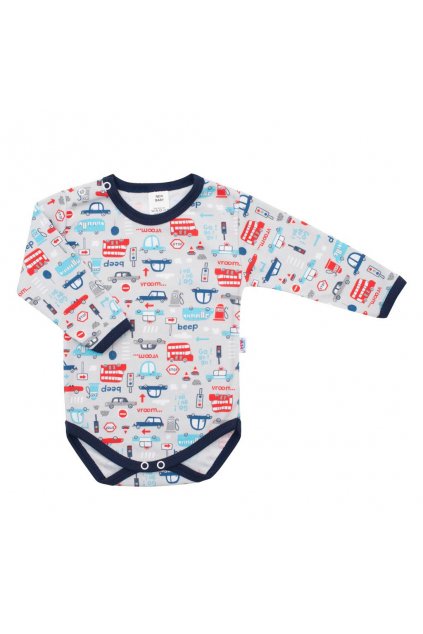 Dojčenské body s dlhým rukávom New Baby For Boys