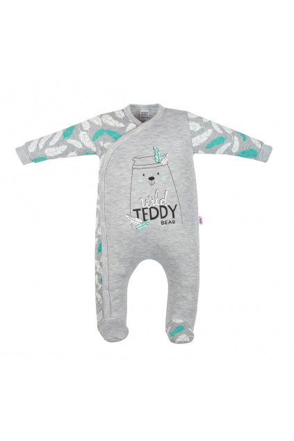 Dojčenský bavlnený overal New Baby Wild Teddy
