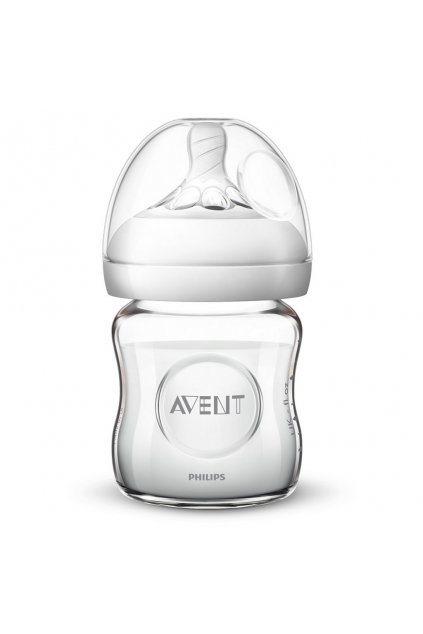 Dojčenská sklenená fľaša Avent Natural 120 ml
