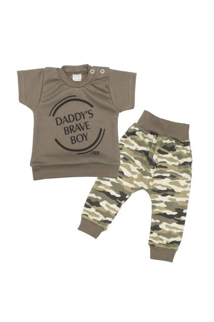 2-dielna dojčenská súprava New Baby Army boy