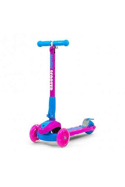 Detská kolobežka Milly Mally Magic Scooter pink-blue