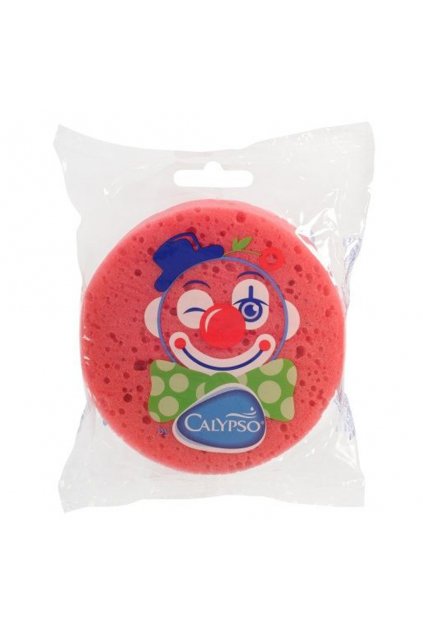 Kúpeľová huba Klaun Calypso tmavo ružová