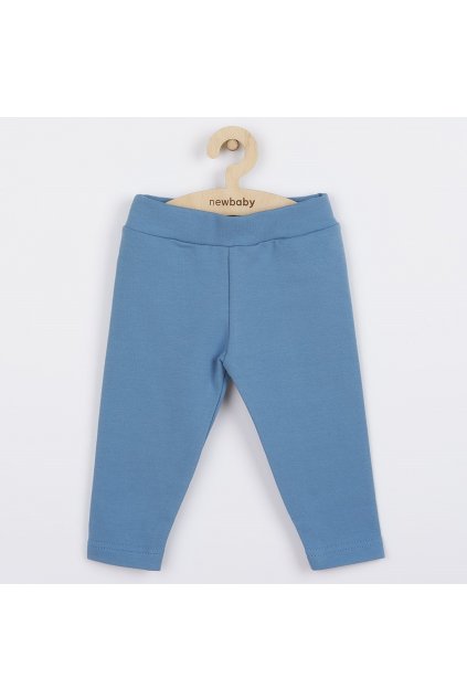 Dojčenské bavlnené legíny New Baby Leggings modré