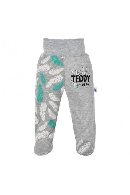 Dojčenské bavlnené polodupačky New Baby Wild Teddy