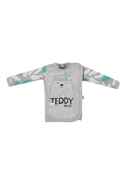 Dojčenská bavlnená košieľka New Baby Wild Teddy