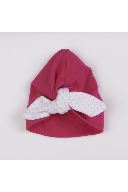 Dievčenská čiapočka turban New Baby For Girls dots