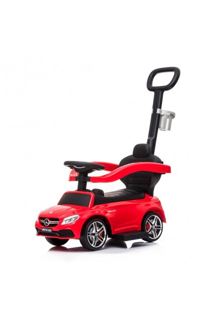Detské odrážadlo s vodiacou tyčou Mercedes Benz AMG C63 Coupe Bayo red