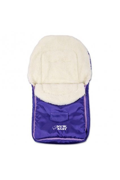 Zimný fusak New Baby Classic Wool violet
