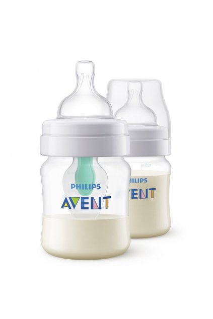 Dojčenská fľaša Avent Anti-Colic s ventilom Airfree 125 ml 2 ks
