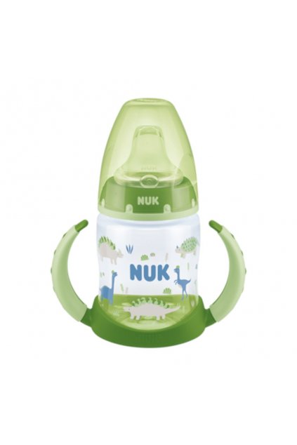 Dojčenská fľaša na učenie NUK 150 ml zelená dino
