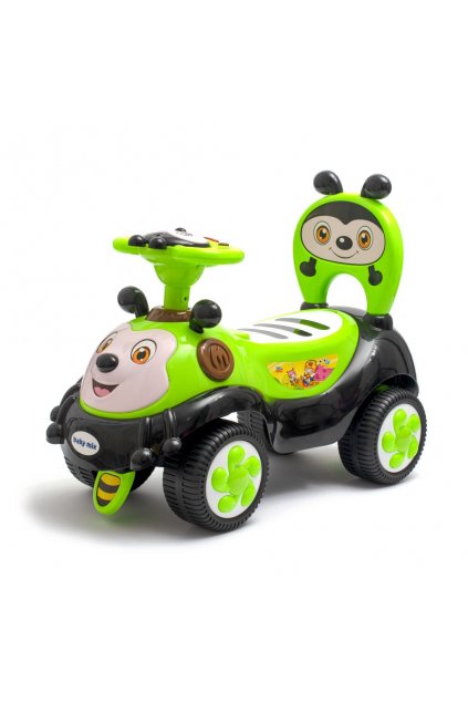 Detské odrážadlo so zvukom Baby Mix Happy Bee zelené