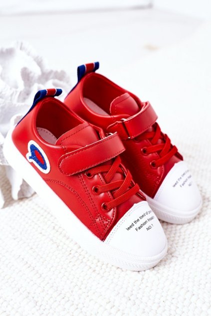 Detské tenisky  červené kód obuvi C32-1 RED