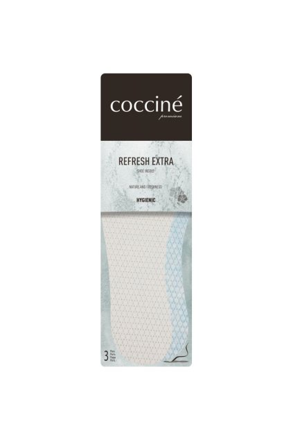 Coccine refresh extra refreshing insoles of 3 pairs / REFRESH EXTRA WKŁADKI 3 PARY (Veľkosť 36/38)