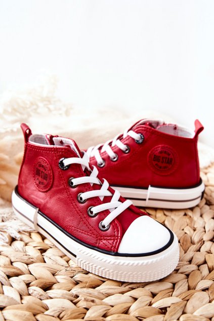 Detské tenisky  červené kód obuvi II374005 RED