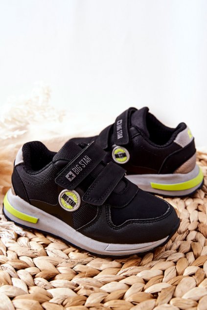 Detské tenisky  čierne kód obuvi II374078 BLACK