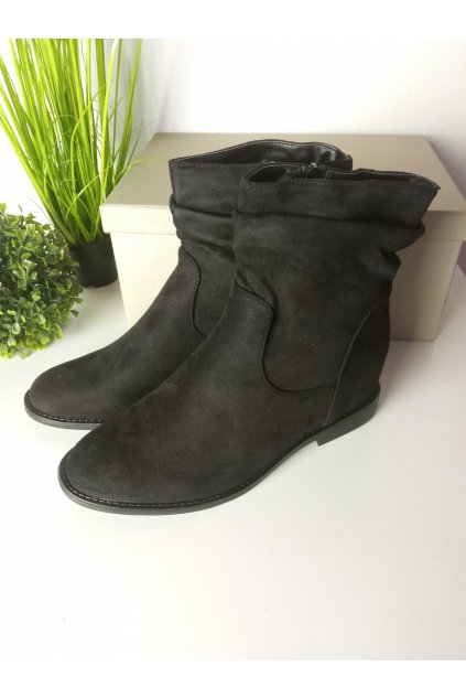 Čierne topánky NJSK 2C8AX7680-1