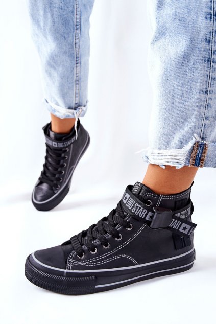 Dámske tenisky farba čierna kód obuvi GG274026 BLK