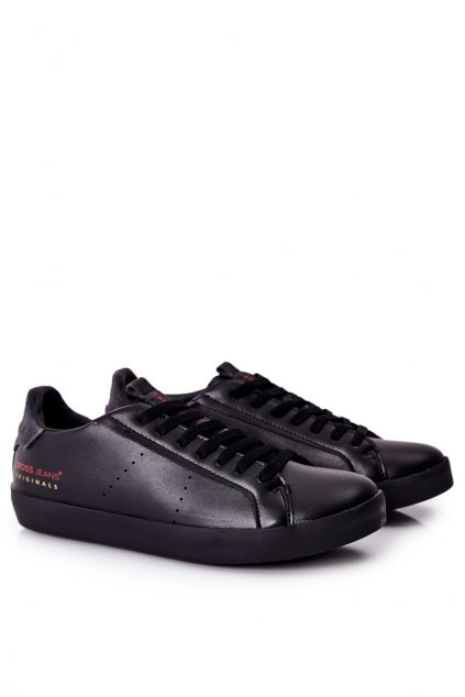 Pánske tenisky  čierne kód obuvi II1R4013C BLACK