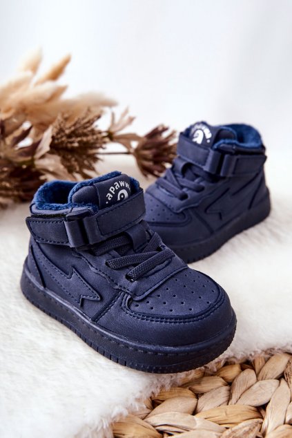 Detské tenisky  tmavo modré kód obuvi GQ400 NAVY