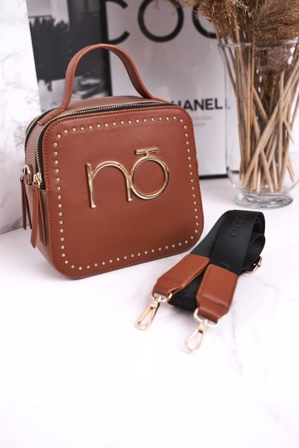 Hnedá dámska crossbody kabelka NOBO NBAG-J0860-C017 BRĄZOWY
