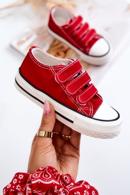 Detské tenisky  červené kód obuvi 846-1/2/3 D RED