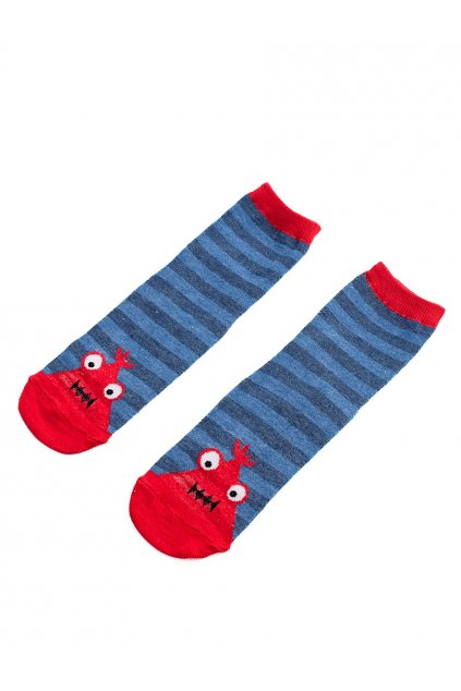 Modré ponožky Shelvt kod CCC -1- A6013-24N/BL