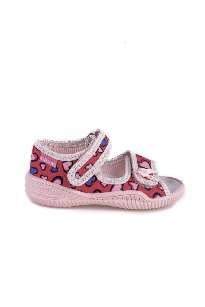 Ružové detské papuče bez opätku podpätku Viggami kod CCC -1- ANIA SERDUSZKA-FU/P