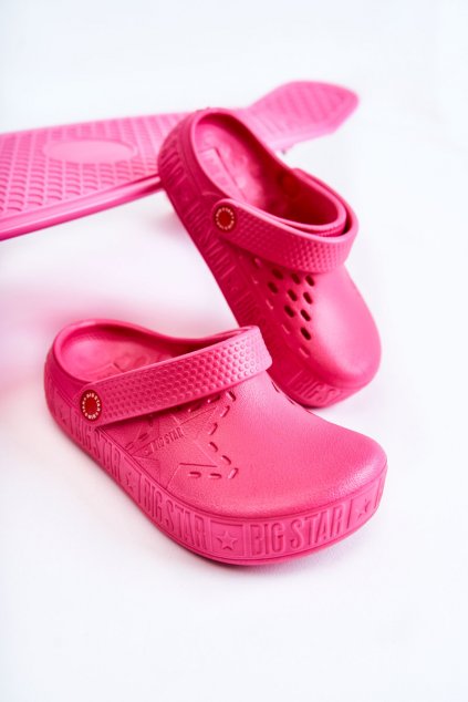 Detské šľapky  ružové kód obuvi II375006 FUCHSIA