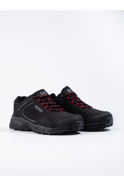 Čierne pánske trekingové topánky bez opätku podpätku Dk kod CCC -1- 1100B/R-M