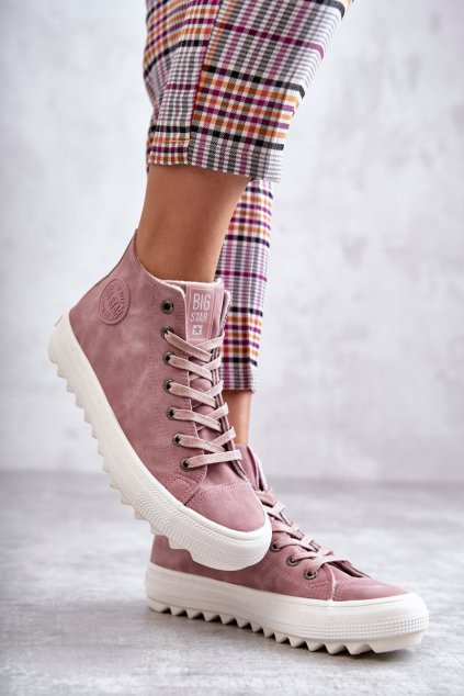 Dámske tenisky farba ružová kód obuvi EE274113 PINK