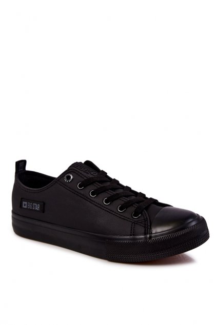 Pánske tenisky farba čierna kód obuvi KK174009 CZARNE
