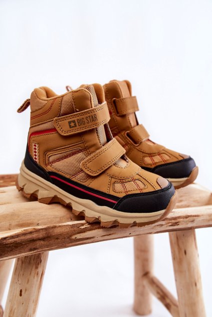 Detská trapery memory foam big star kk374158 velbloud / KK374158 CAMEL (Veľkosť 33)