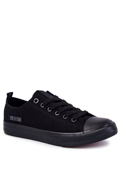 Pánske tenisky farba čierna kód obuvi KK174007 CZARNE