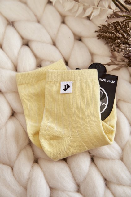 Detské ponožky farba žltá kód SK.23090/X40062 YELL