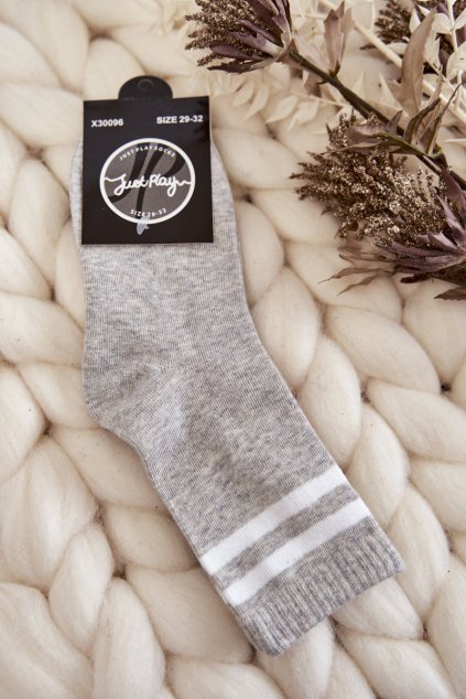 Detské ponožky farba sivá kód SK.23189/X30096 GREY