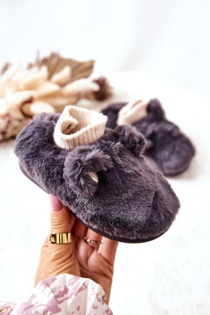 Teplý fleece se švy tmavo šedá dessi / MP3578 D.GREY (Veľkosť 26)