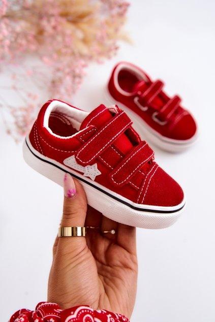 Detské tenisky  červené kód obuvi 891-B RED