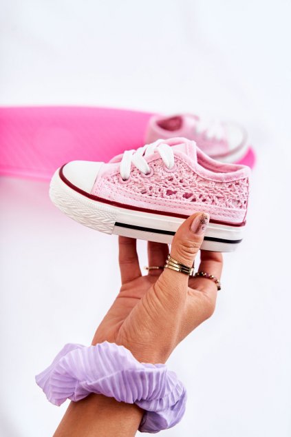 Detské tenisky  ružové kód obuvi 862-C PINK