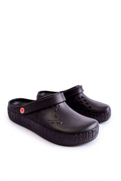 Pánske šľapky  čierne kód obuvi II175001 BLACK
